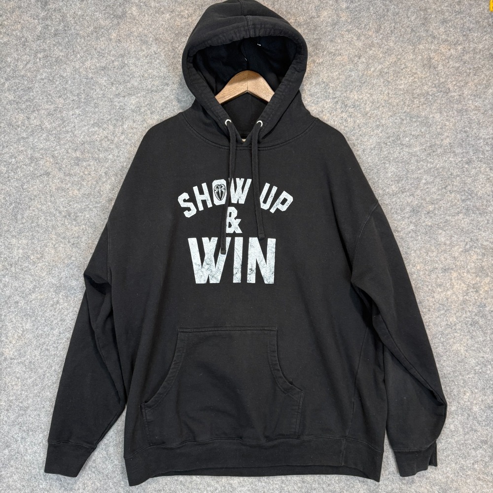 WWE Roman Reigns Show Up and Win Hoodie Sweashirt Mens 3XL Wrestling Graphic